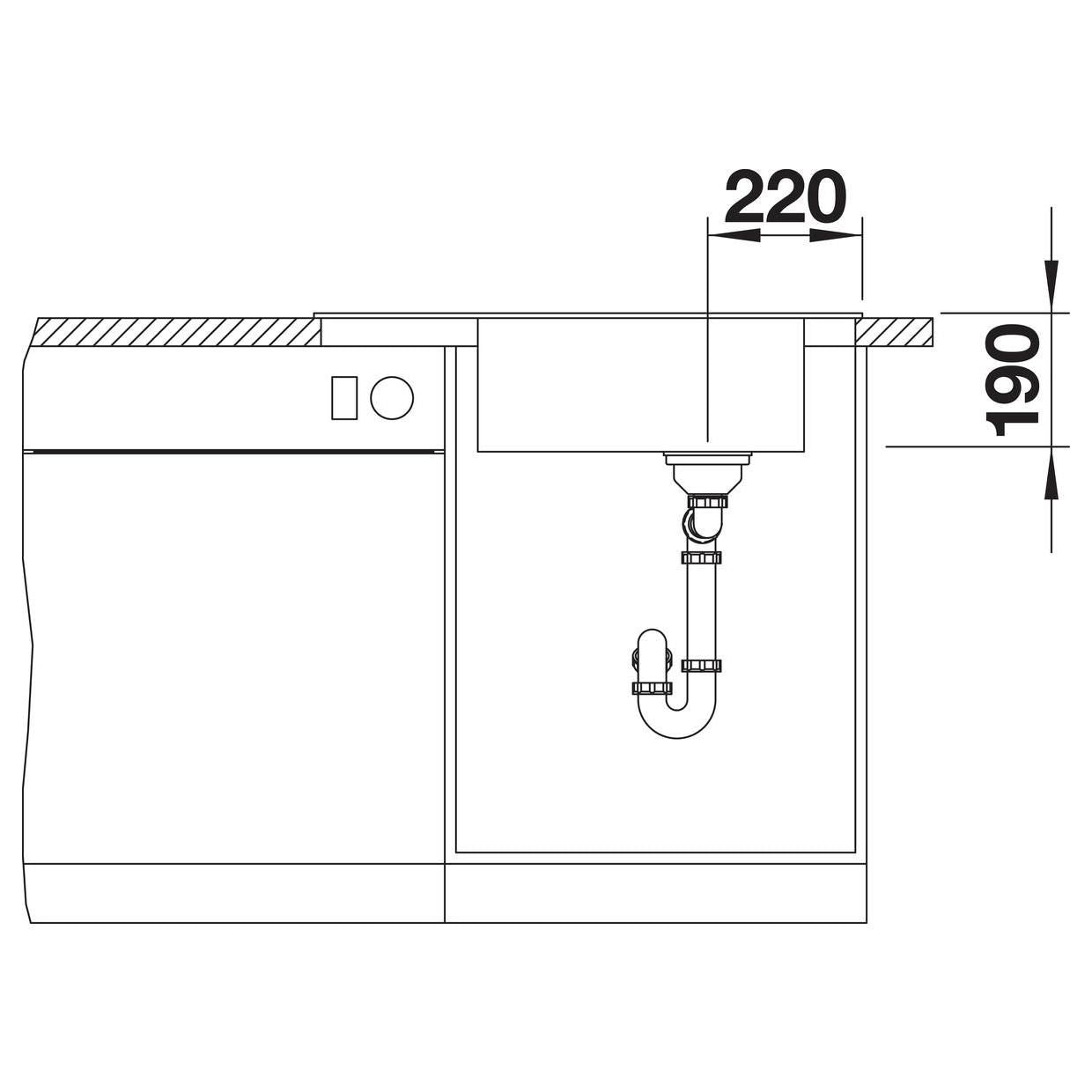 BLANCO ELON XL 6 S SILGRANIT mit Ablauffernbedienung mit Zubehör reversibel anthrazit 524834