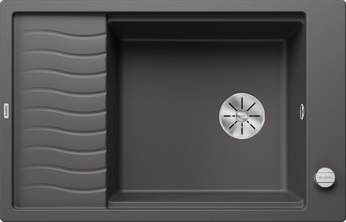 BLANCO ELON XL 6 S SILGRANIT mit Ablauffernbedienung mit Zubehör reversibel felsgrau 524835