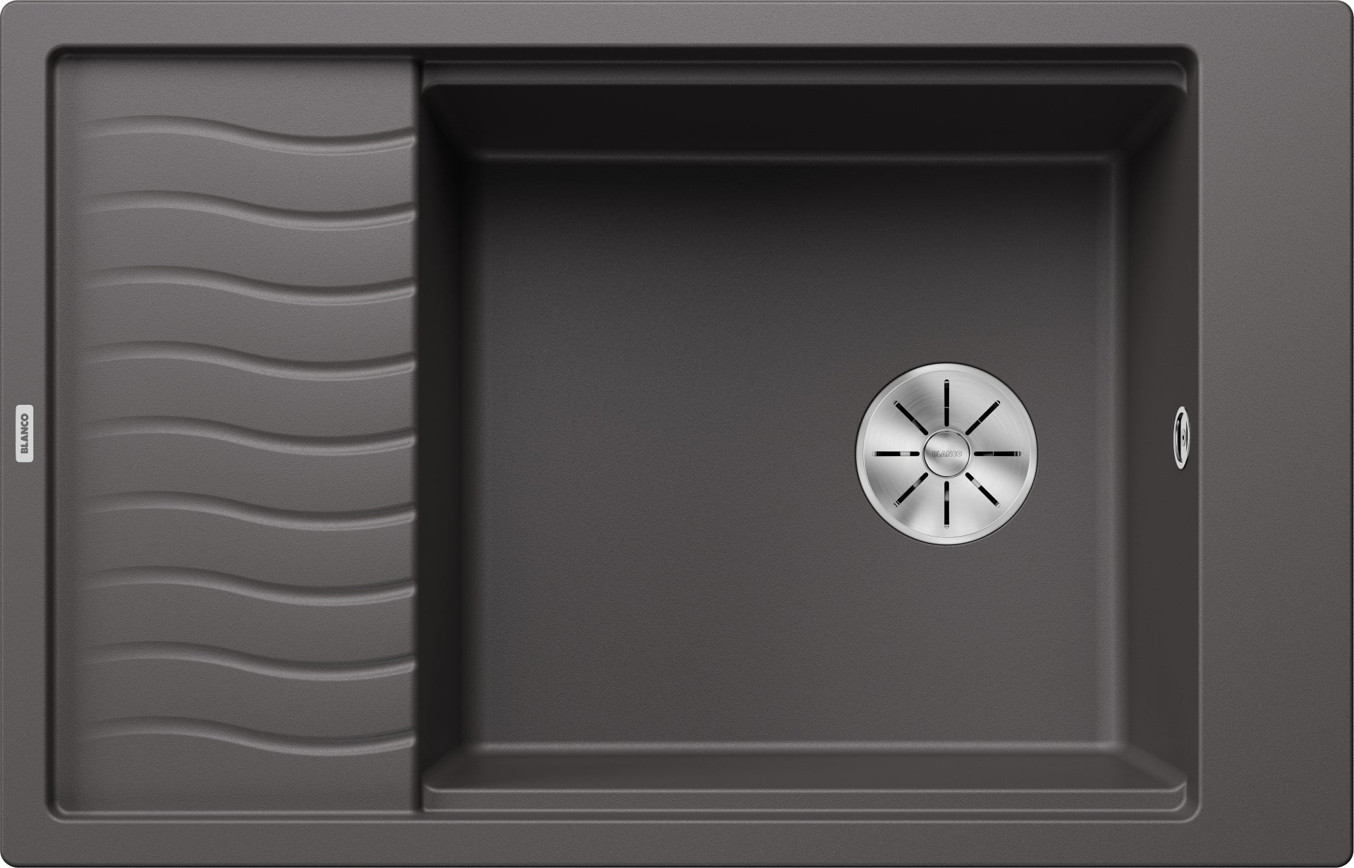 BLANCO ELON XL 6S SILGRANIT ohne Ablauffernbedienung mit Zubehör felsgrau 524845