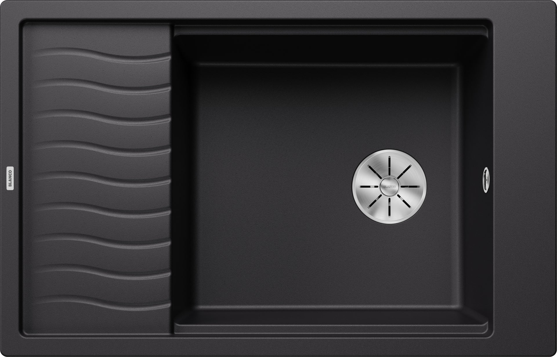 BLANCO ELON XL 6S SILGRANIT ohne Ablauffernbedienung mit Zubehör schwarz 525883