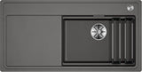 BLANCO ETAGON XL 6S-F  SILGRANIT mit Ablauffernbedienung mit Zubehör vulkangrau 528103