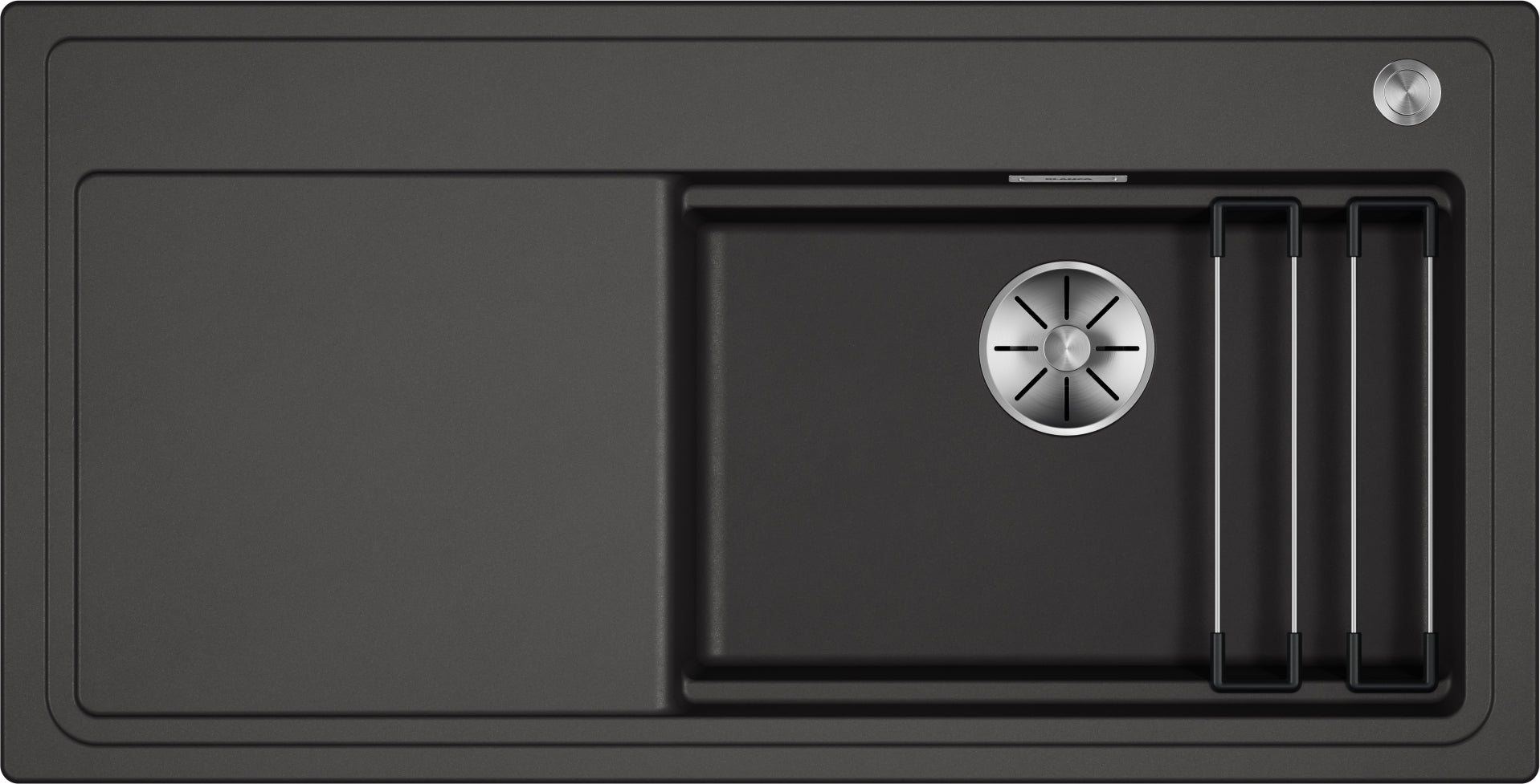 BLANCO ETAGON XL 6S SILGRANIT mit Ablauffernbedienung mit Zubehör felsgrau 528094