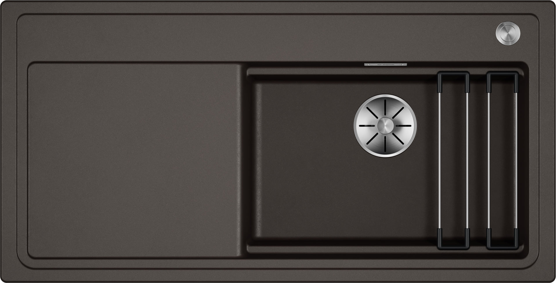 BLANCO ETAGON XL 6S SILGRANIT mit Ablauffernbedienung mit Zubehör café 528097