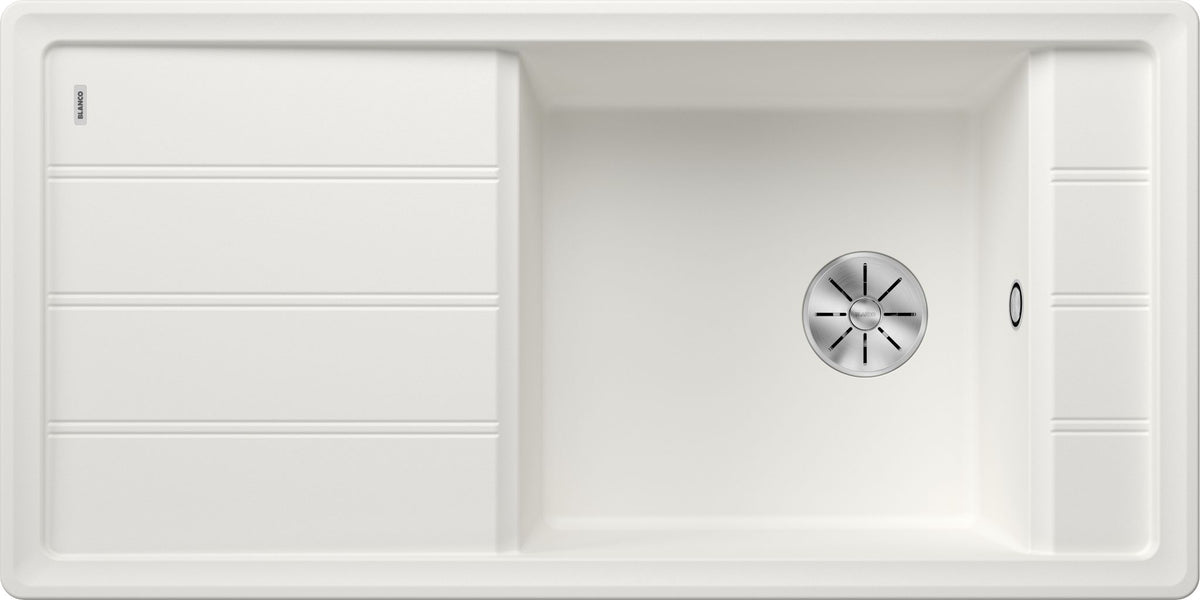 BLANCO FARON XL 6 S  SILGRANIT ohne Ablauffernbedienung ohne Zubehör reversibel weiß 524807