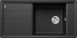 BLANCO FARON XL 6 S  SILGRANIT ohne Ablauffernbedienung ohne Zubehör reversibel schwarz 525896