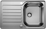 BLANCO LANTOS 45 S-IF Compact Edelstahl Bürstfinish mit Ablauffernbedienung reversibel 519059
