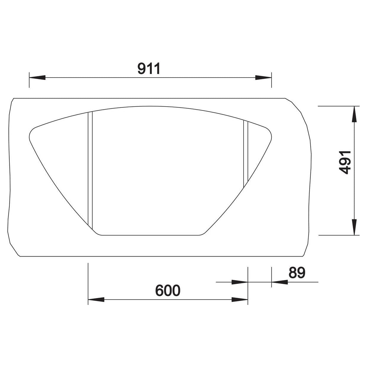 BLANCO LANTOS 9 E-IF Edelstahl Bürstfinish mit Ablauffernbedienung 516277
