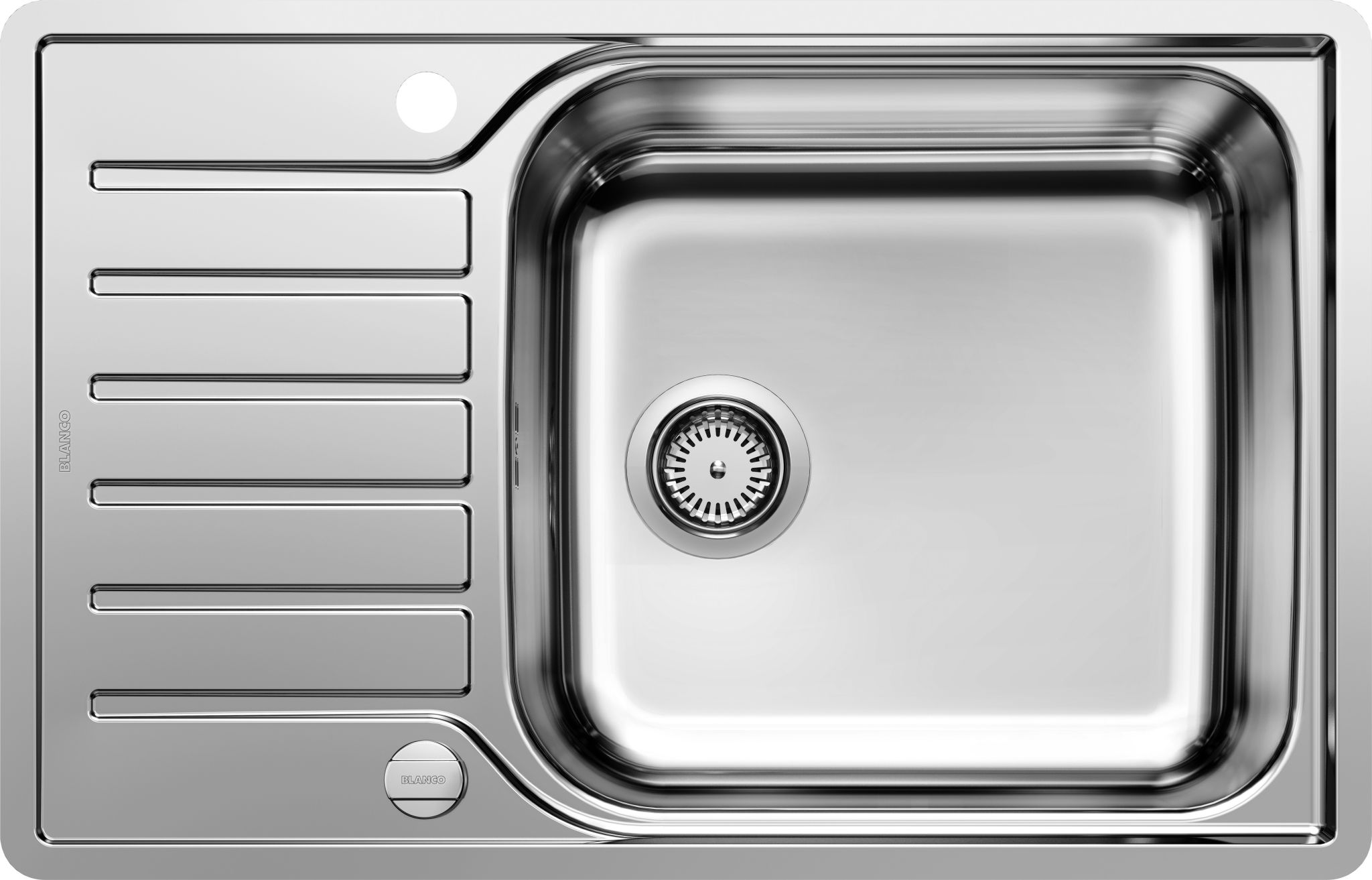 BLANCO LANTOS XL 6 S-IF Compact Edelstahl Bürstfinish mit Ablauffernbedienung 523140