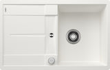 BLANCO METRA 45 S-F SILGRANIT mit Ablauffernbedienung reversibel weiß 519083