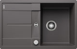 BLANCO METRA 45 S-F SILGRANIT mit Ablauffernbedienung reversibel felsgrau 519086