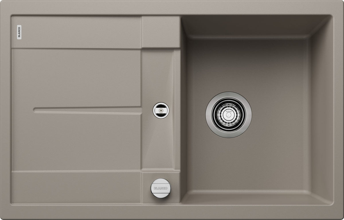 BLANCO METRA 45 S SILGRANIT mit Ablauffernbedienung reversibel tartufo 517345