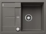 BLANCO METRA 45 S Compact SILGRANIT mit Ablauffernbedienung reversibel vulkangrau 527285