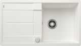 BLANCO METRA 5 S-F SILGRANIT mit Ablauffernbedienung reversibel weiß 519099