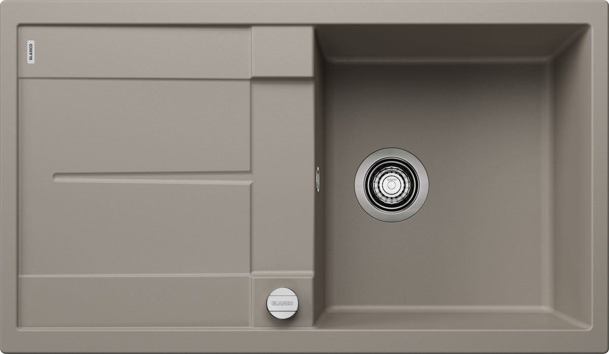 BLANCO METRA 5 S SILGRANIT mit Ablauffernbedienung reversibel tartufo 517348