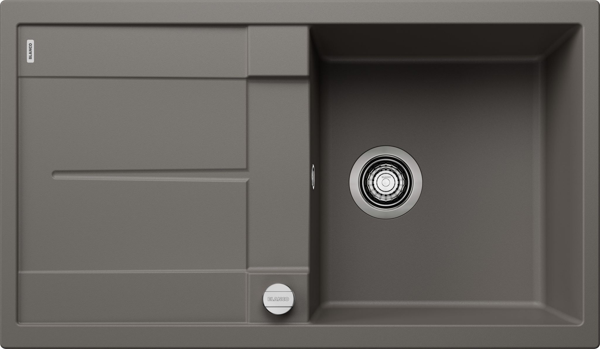 BLANCO METRA 5 S SILGRANIT mit Ablauffernbedienung reversibel vulkangrau 527292
