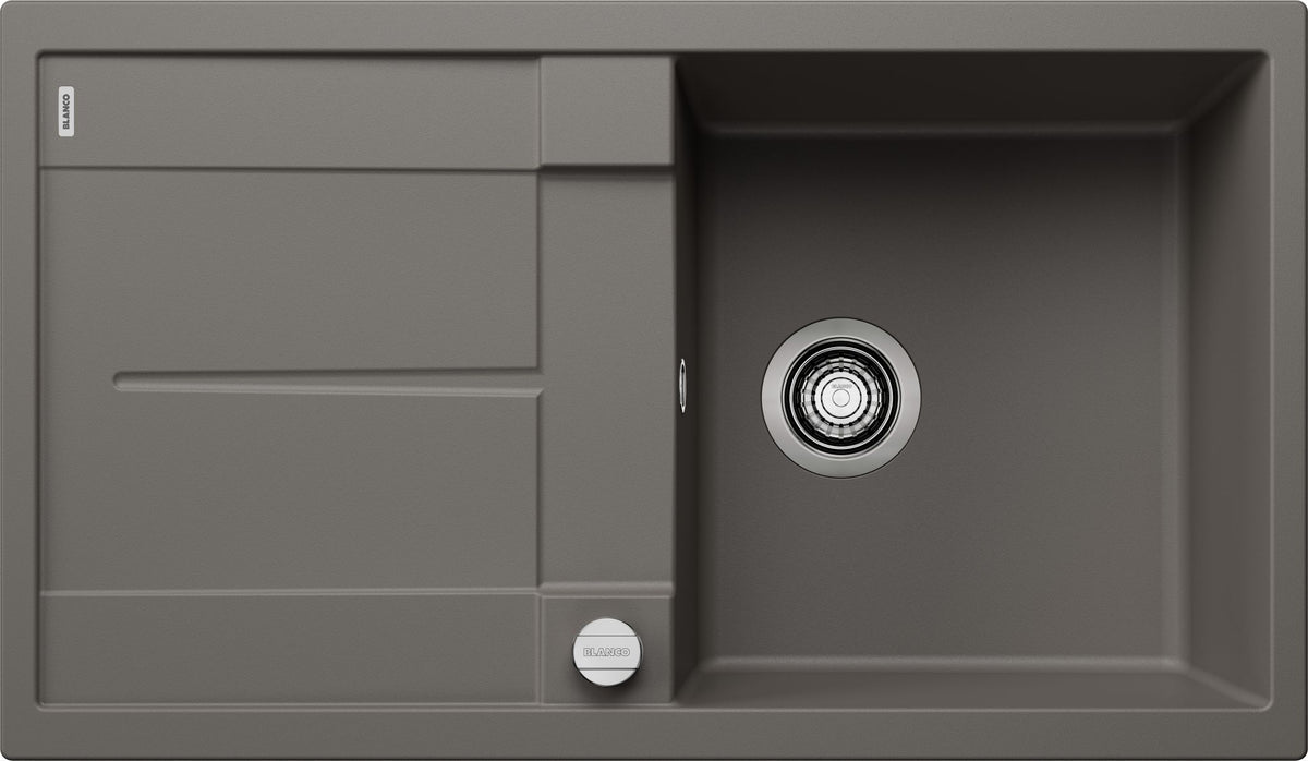 BLANCO METRA 5 S SILGRANIT mit Ablauffernbedienung reversibel vulkangrau 527292
