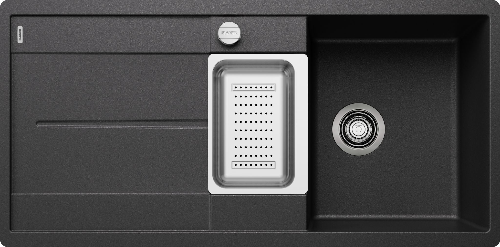BLANCO METRA 6 S-F SILGRANIT mit Ablauffernbedienung mit Zubehör reversibel anthrazit 519113