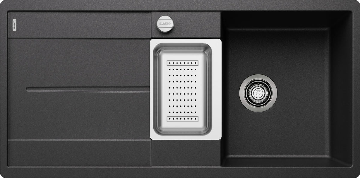 BLANCO METRA 6 S-F SILGRANIT mit Ablauffernbedienung mit Zubehör reversibel anthrazit 519113
