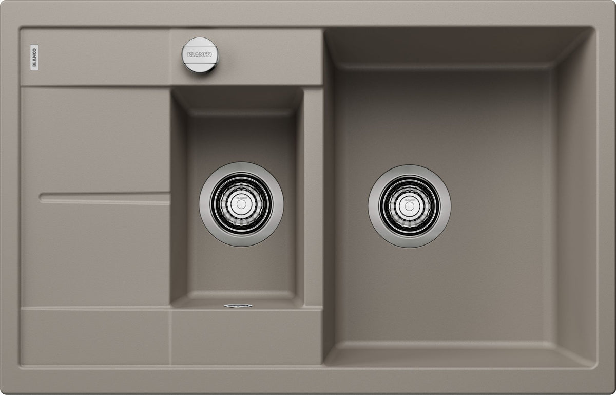BLANCO METRA 6 S Compact SILGRANIT mit Ablauffernbedienung reversibel tartufo 517353