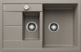 BLANCO METRA 6 S Compact SILGRANIT mit Ablauffernbedienung reversibel tartufo 517353