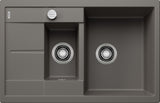 BLANCO METRA 6 S Compact SILGRANIT mit Ablauffernbedienung reversibel vulkangrau 527297