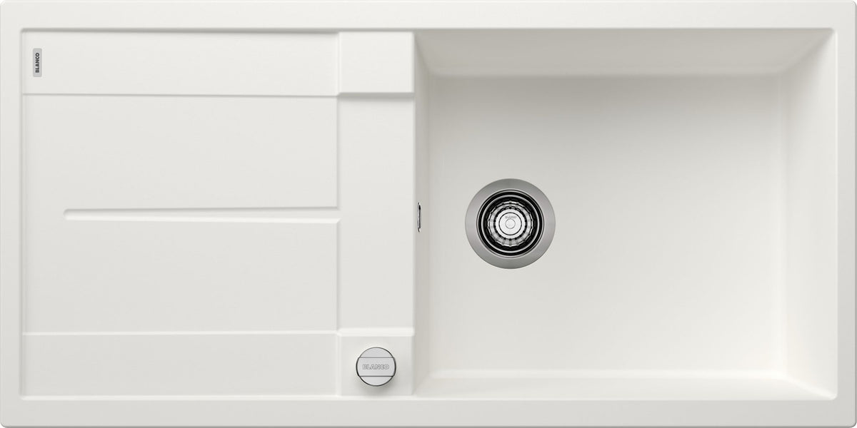 BLANCO METRA XL 6 S SILGRANIT mit Ablauffernbedienung reversibel weiß 515280