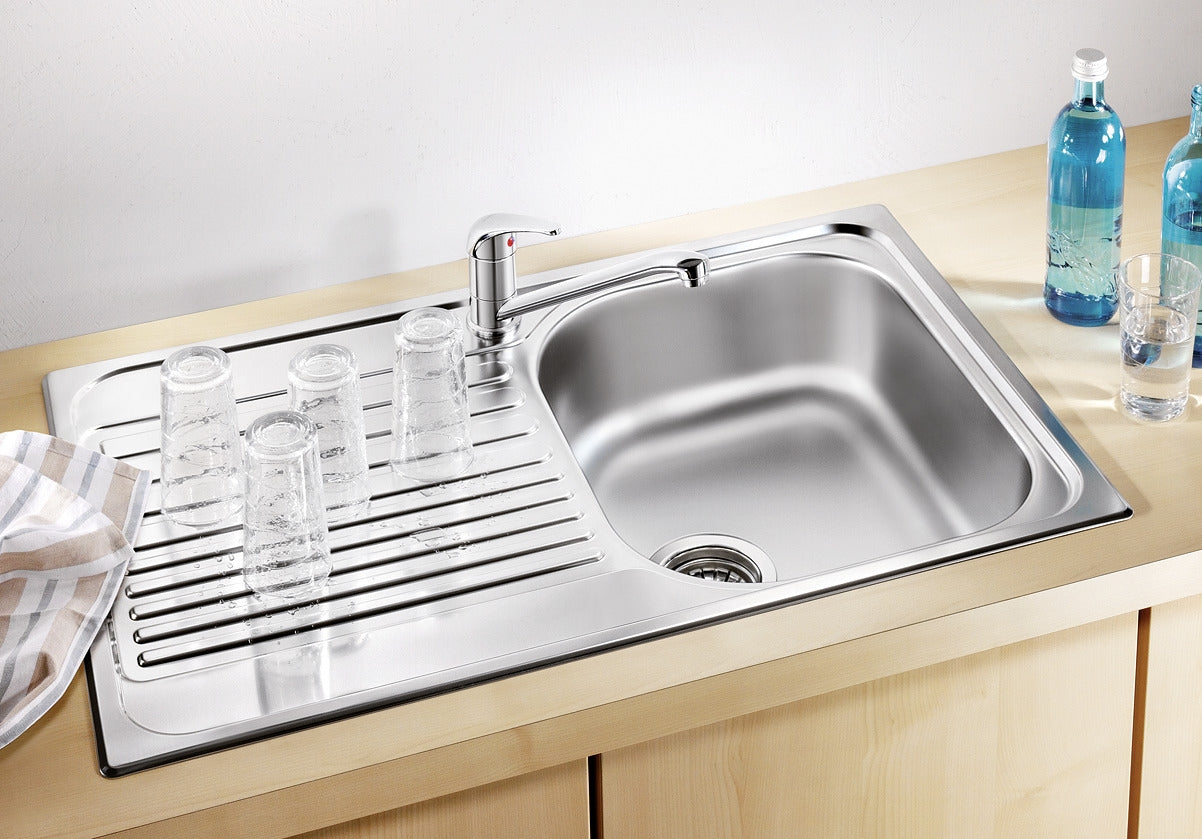BLANCO TIPO 45 S COMP Edelstahl Naturfinish ohne Ablauffernbedienung 513441