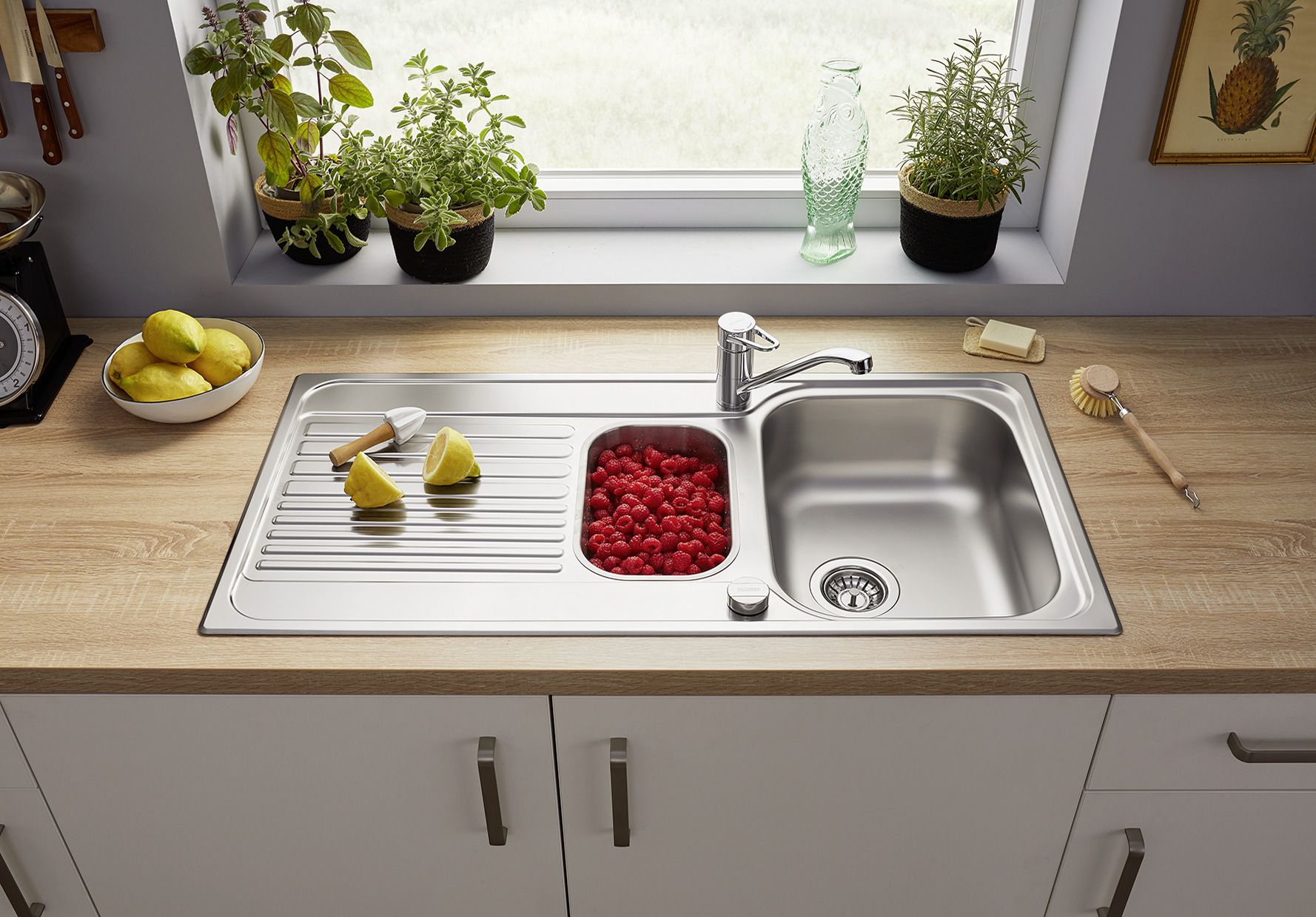 BLANCO TIPO II 6S Edelstahl Naturfinish 526622