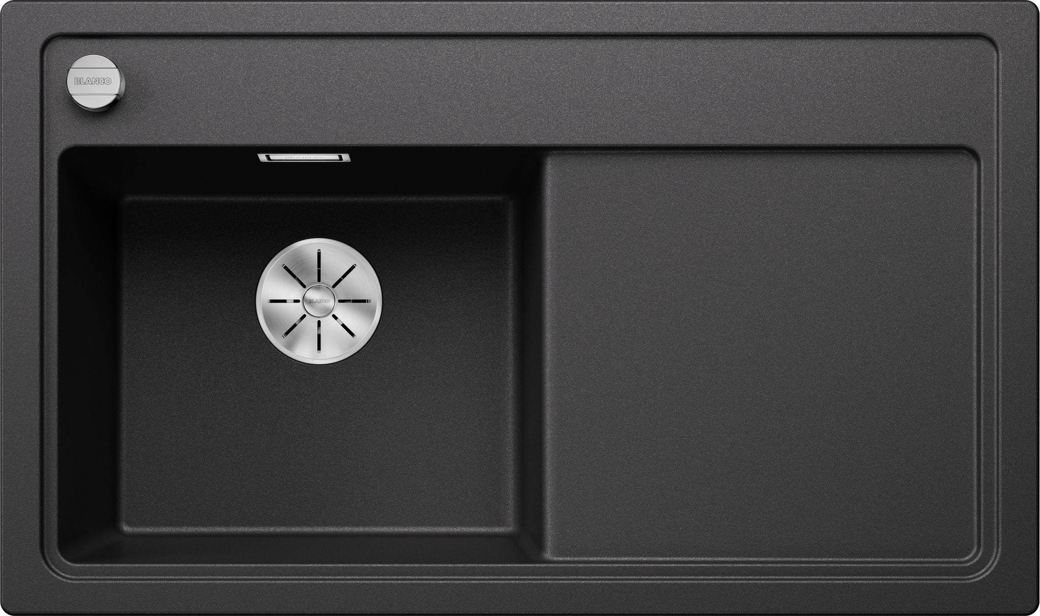 BLANCO ZENAR 45 S SILGRANIT mit Ablauffernbedienung ohne Zubehör Becken links anthrazit 523850