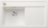 BLANCO ZENAR 45 S SILGRANIT mit Ablauffernbedienung ohne Zubehör Becken links weiß 523854