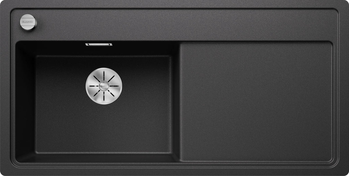 BLANCO ZENAR XL 6 S-F  SILGRANIT mit Ablauffernbedienung ohne Zubehör Becken links anthrazit 523924