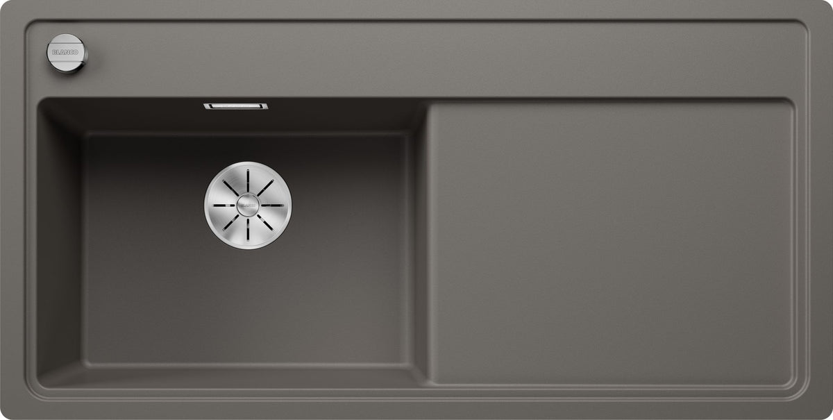 BLANCO ZENAR XL 6 S-F  SILGRANIT mit Ablauffernbedienung ohne Zubehör Becken links vulkangrau 527374