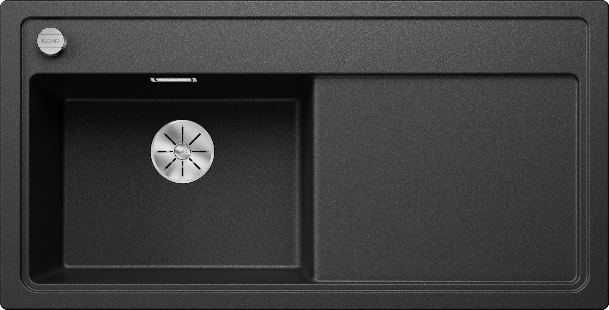 BLANCO ZENAR XL 6 S  SILGRANIT mit Ablauffernbedienung ohne Zubehör Becken links anthrazit 523994