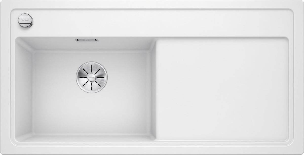BLANCO ZENAR XL 6 S  SILGRANIT mit Ablauffernbedienung ohne Zubehör Becken links weiß 524001