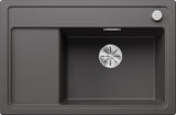 BLANCO ZENAR XL 6 S Compact SILGRANIT mit Ablauffernbedienung ohne Zubehör Becken rechts felsgrau 523775