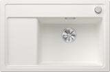 BLANCO ZENAR XL 6 S Compact SILGRANIT mit Ablauffernbedienung ohne Zubehör Becken rechts weiß 523778