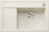 BLANCO ZENAR XL 6 S Compact SILGRANIT mit Ablauffernbedienung ohne Zubehör Becken rechts softweiß 527185