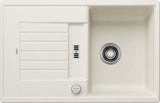 BLANCO ZIA 45 S SILGRANIT mit Ablauffernbedienung reversibel softweiß 527199