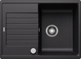 BLANCO ZIA 45 S Compact SILGRANIT mit Ablauffernbedienung reversibel schwarz 526008