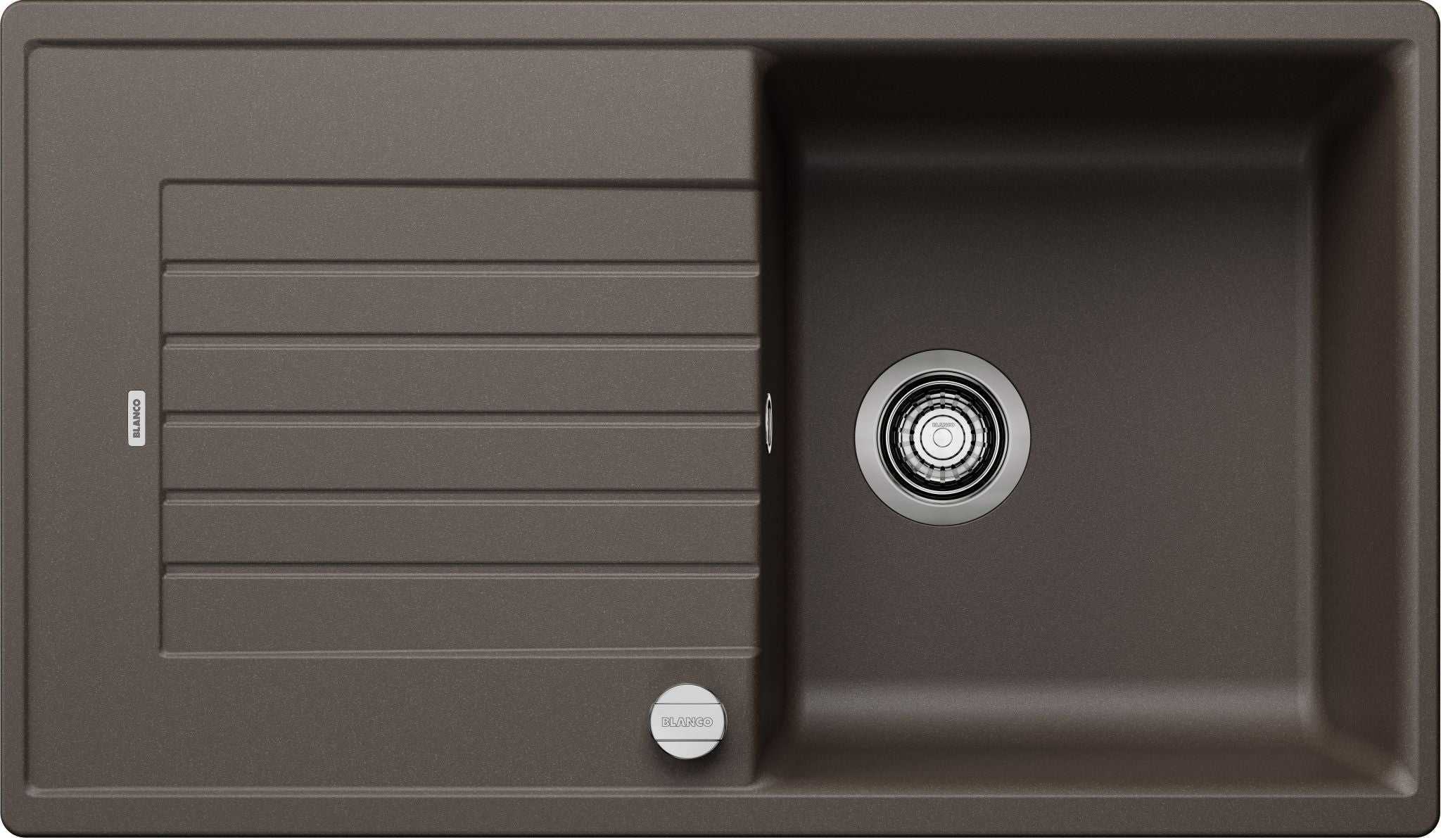 BLANCO ZIA 5 S SILGRANIT mit Ablauffernbedienung reversibel café 520510