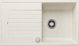 BLANCO ZIA 5 S SILGRANIT mit Ablauffernbedienung reversibel softweiß 527203