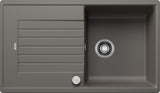 BLANCO ZIA 5 S SILGRANIT mit Ablauffernbedienung reversibel vulkangrau 527386