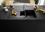 BLANCO ZIA 6 S SILGRANIT mit Ablauffernbedienung reversibel weiß 514734