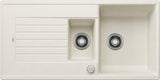 BLANCO ZIA 6 S SILGRANIT mit Ablauffernbedienung reversibel softweiß 527206