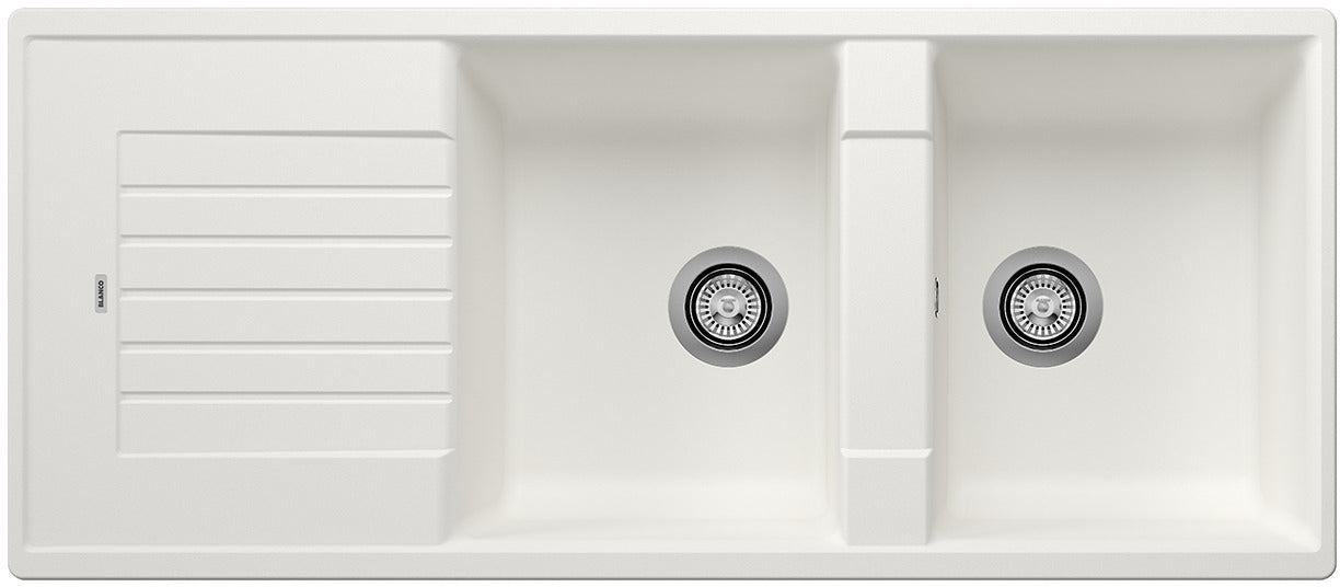 BLANCO ZIA 8 S SILGRANIT ohne Ablauffernbedienung weiß 515597