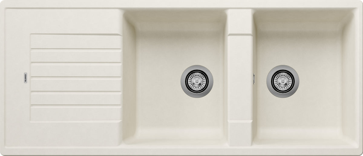 BLANCO ZIA 8 S SILGRANIT ohne Ablauffernbedienung softweiß 527209