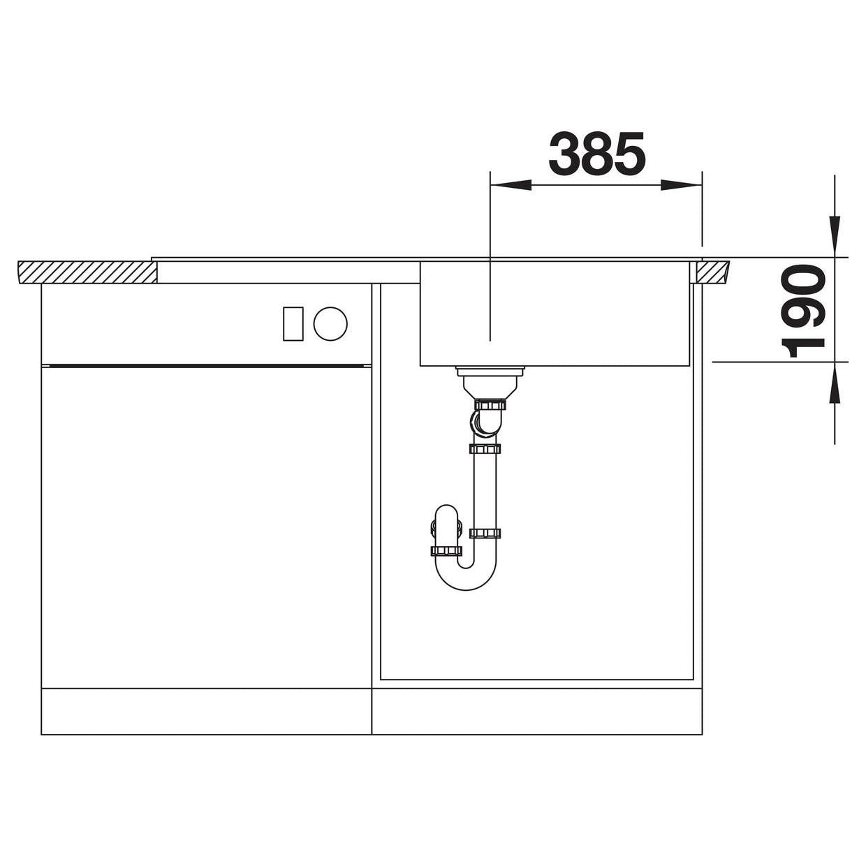 BLANCO ZIA XL 6 S SILGRANIT mit Ablauffernbedienung reversibel anthrazit 517558