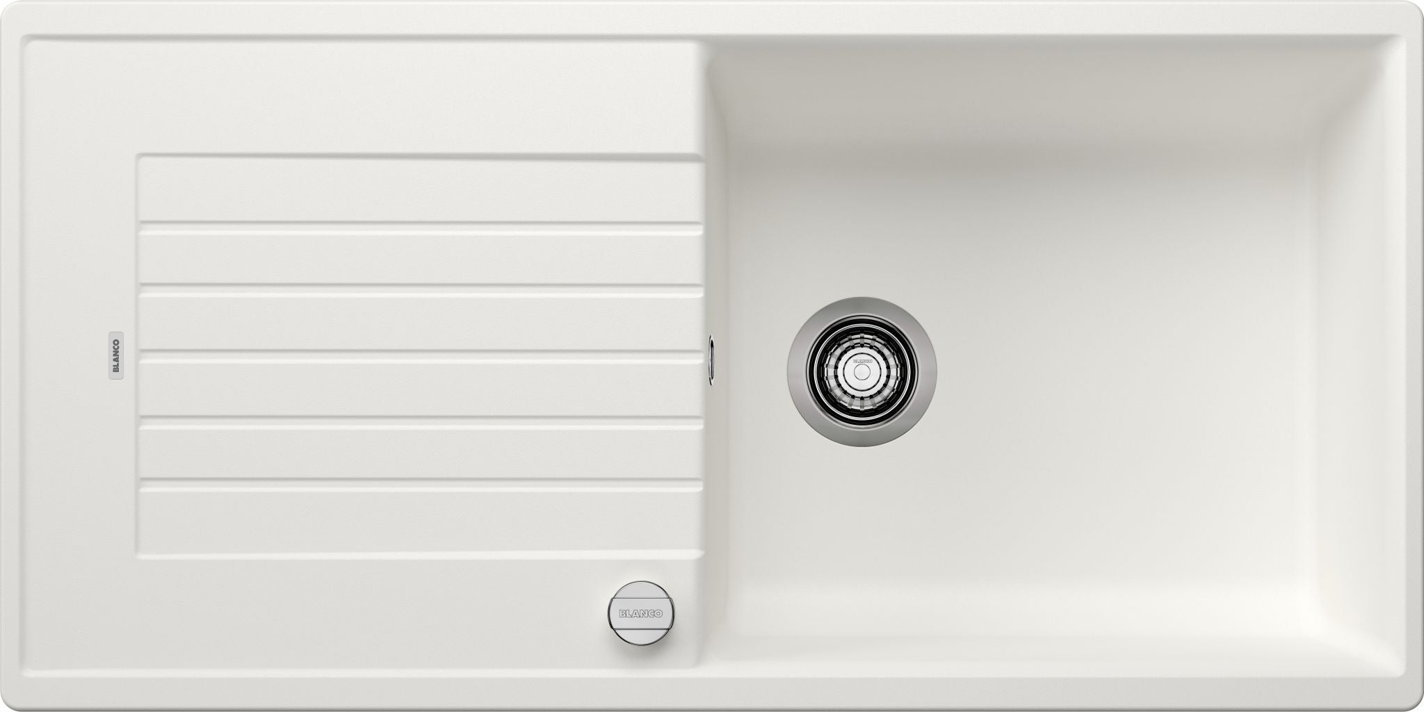 BLANCO ZIA XL 6 S SILGRANIT mit Ablauffernbedienung reversibel weiß 517561