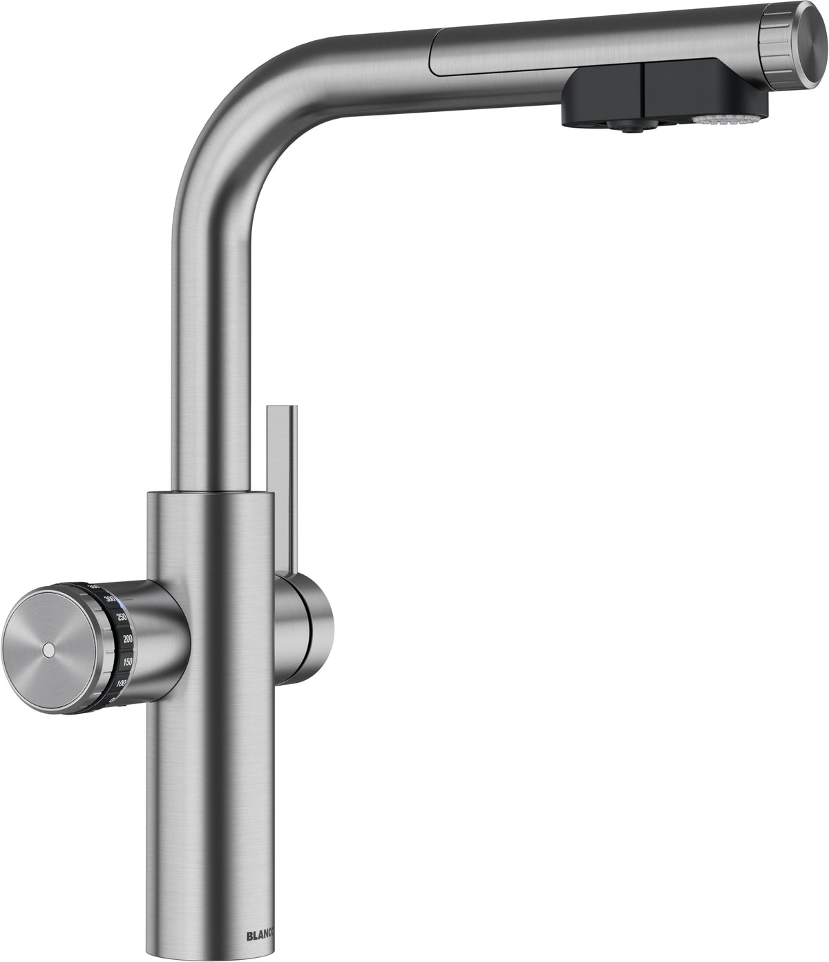 BLANCO CHOICE ICONA-L  metallische Oberfläche Hochdruck Edelstahl gebürstet 527923