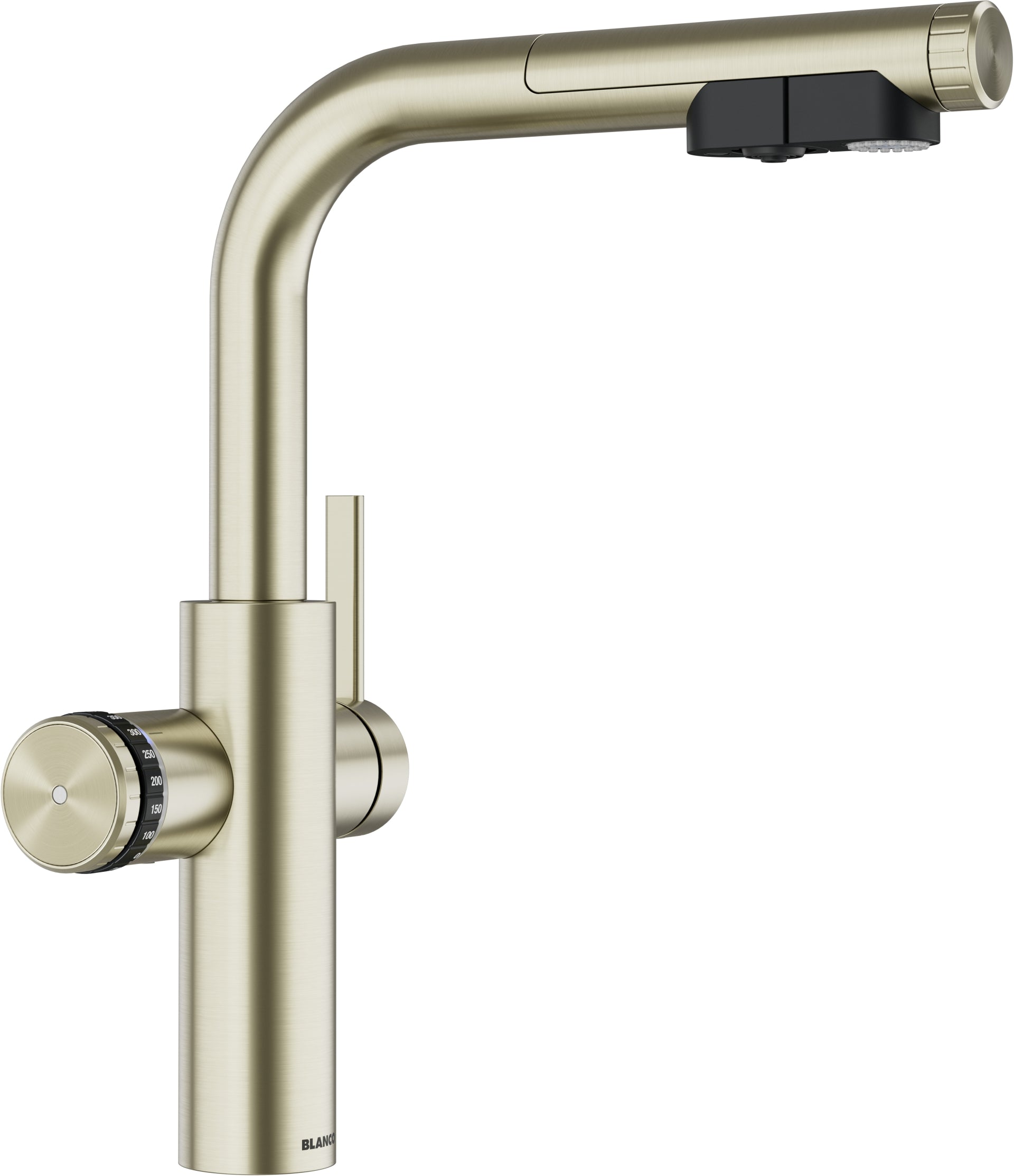 BLANCO CHOICE ICONA-L  metallische Oberfläche Hochdruck satin gold 527925